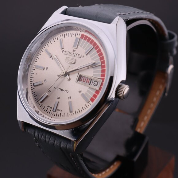 Vintage Seiko 5 Automatic 6309A Japanese Movement 17J D/D Men's Wrist Watch - Picture 2 of 15